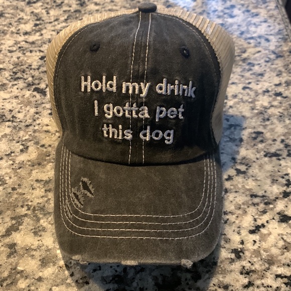 Hold my drink, I gotta pet this dog hat! Brand New! - Picture 4 of 7